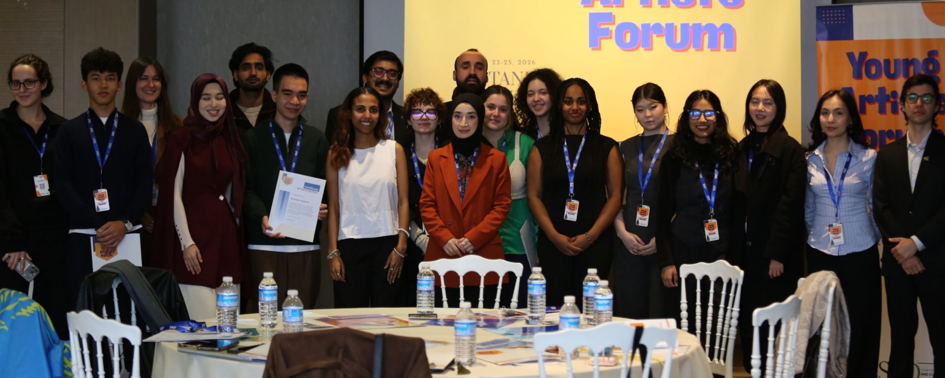 MA Student Afomiya Ayalew Leads Forum at Young Artists Forum – Istanbul 2026
