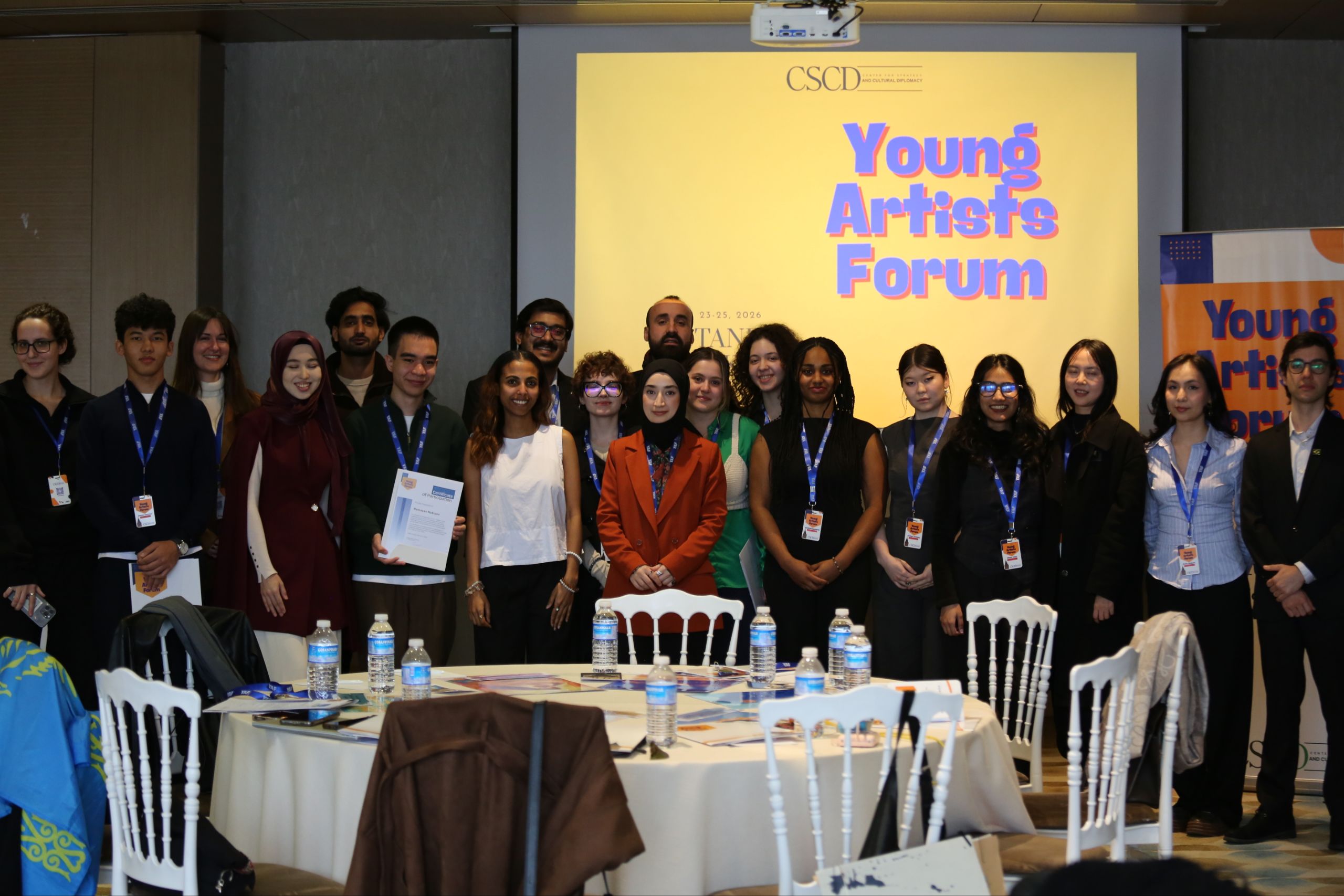 MA Student Afomiya Ayalew Leads Forum at Young Artists Forum – Istanbul 2026