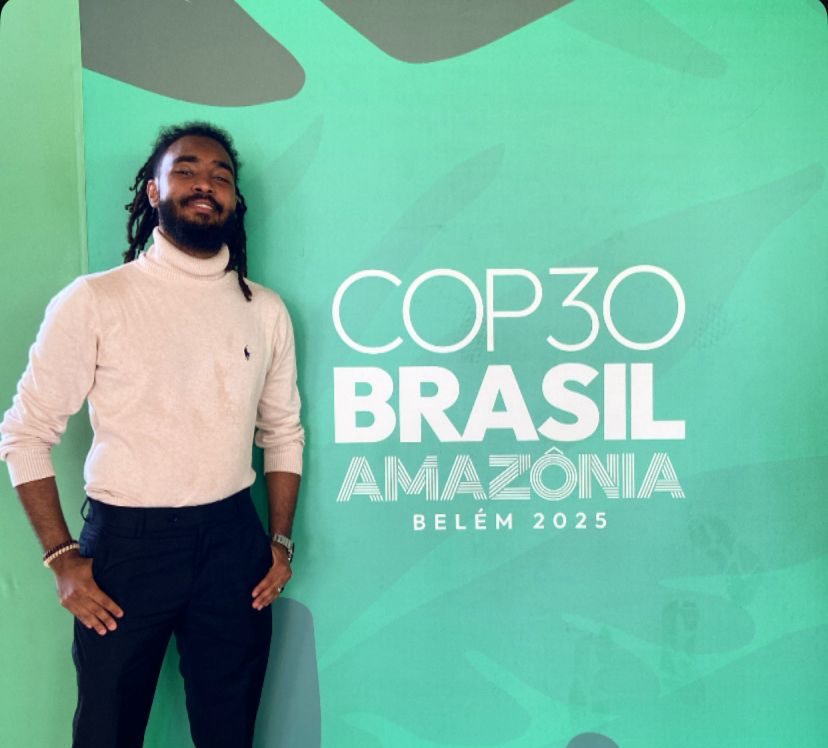 MA Student Amer Ahmed Participates in COP30 Climate Conference