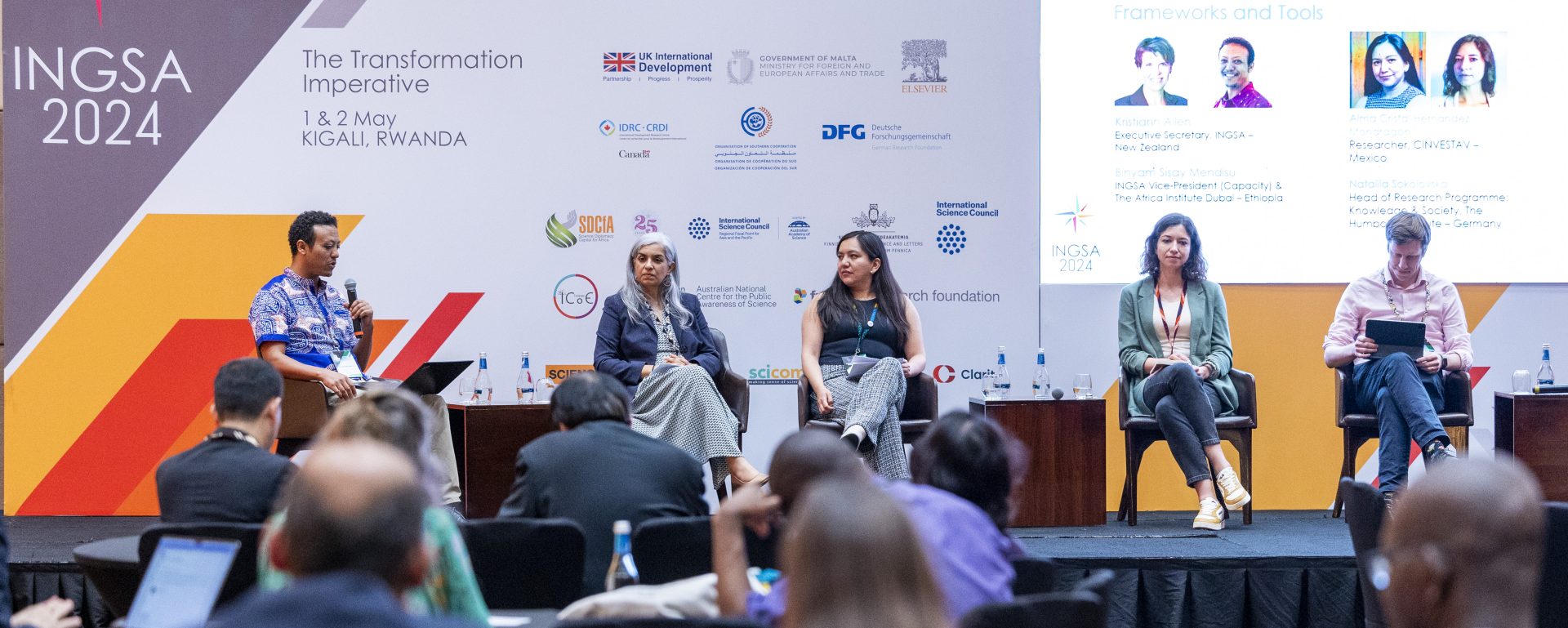 Prof. Binyam Sisay Mendisu Champions Inclusive Science Advocacy at INGSA2024