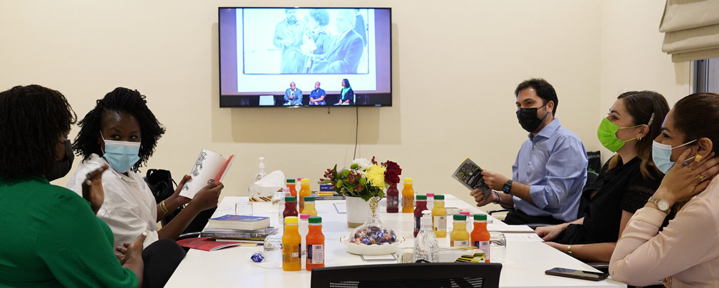 BOOK BUNK CO-FOUNDERS VISIT THE AFRICA INSTITUTE