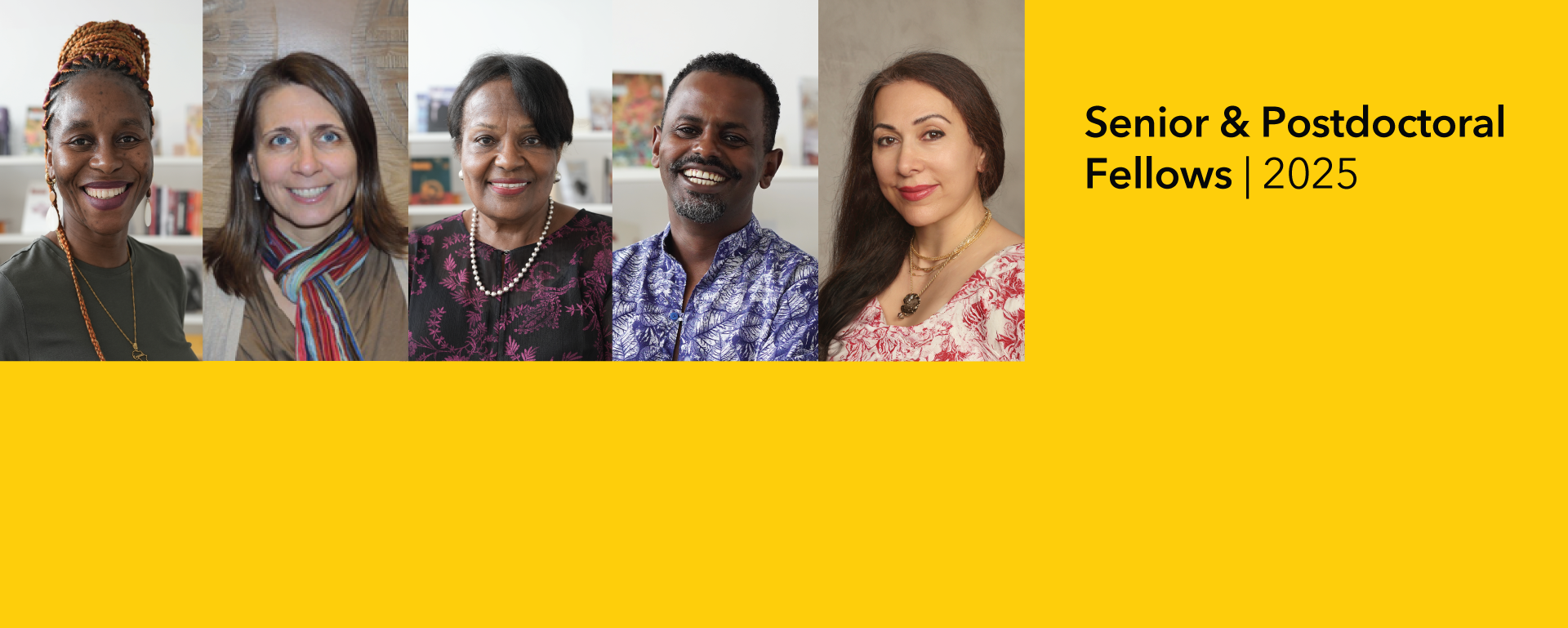 Meet the 2025 Senior and Postdoctoral Fellows