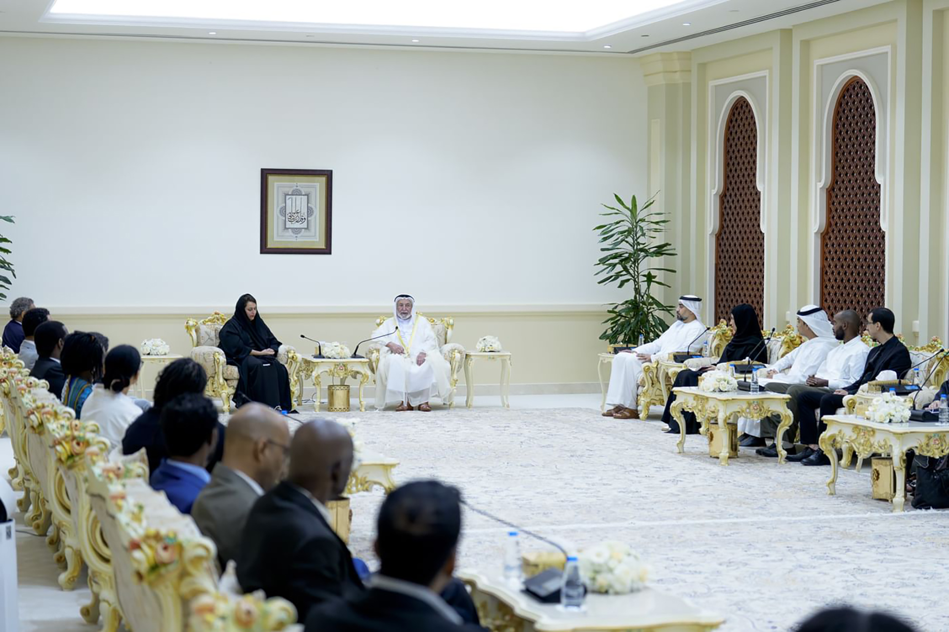 Sharjah Ruler meets first cohort of Ph.D. students at GSU