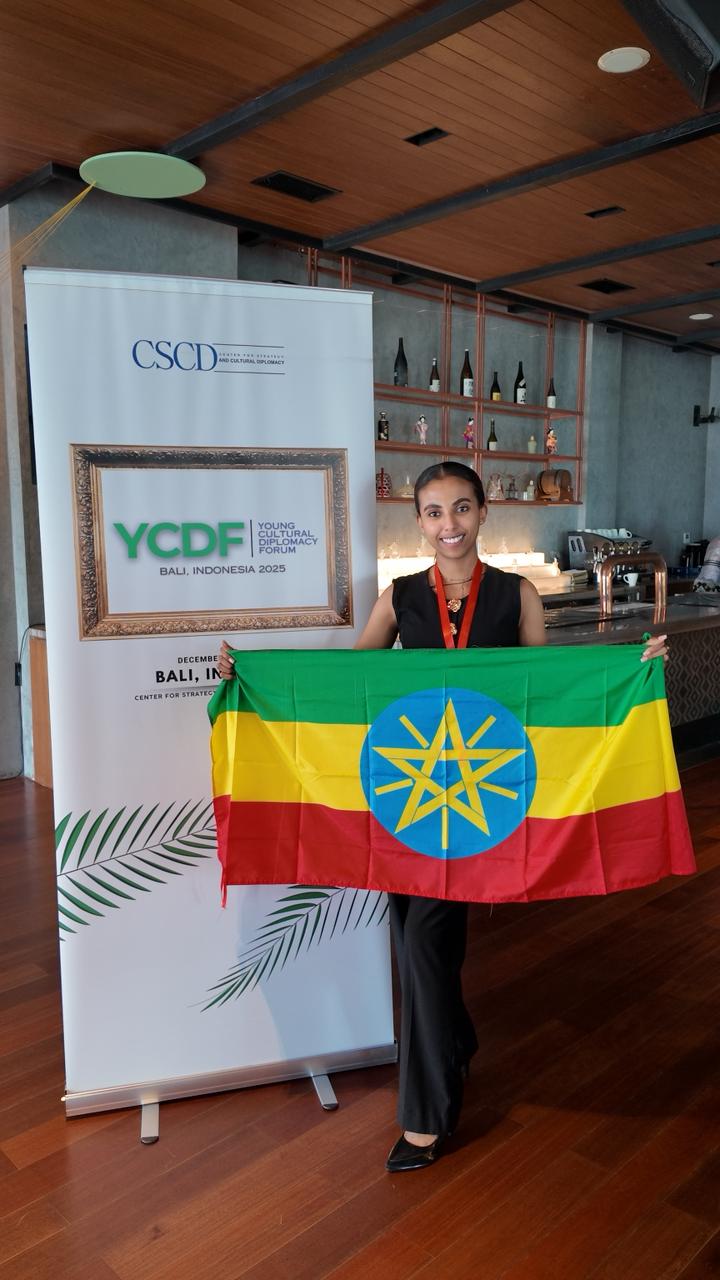 MA Student Afomiya Ayalew Presents Research on Global South Futures at Young Cultural Diplomacy Forum