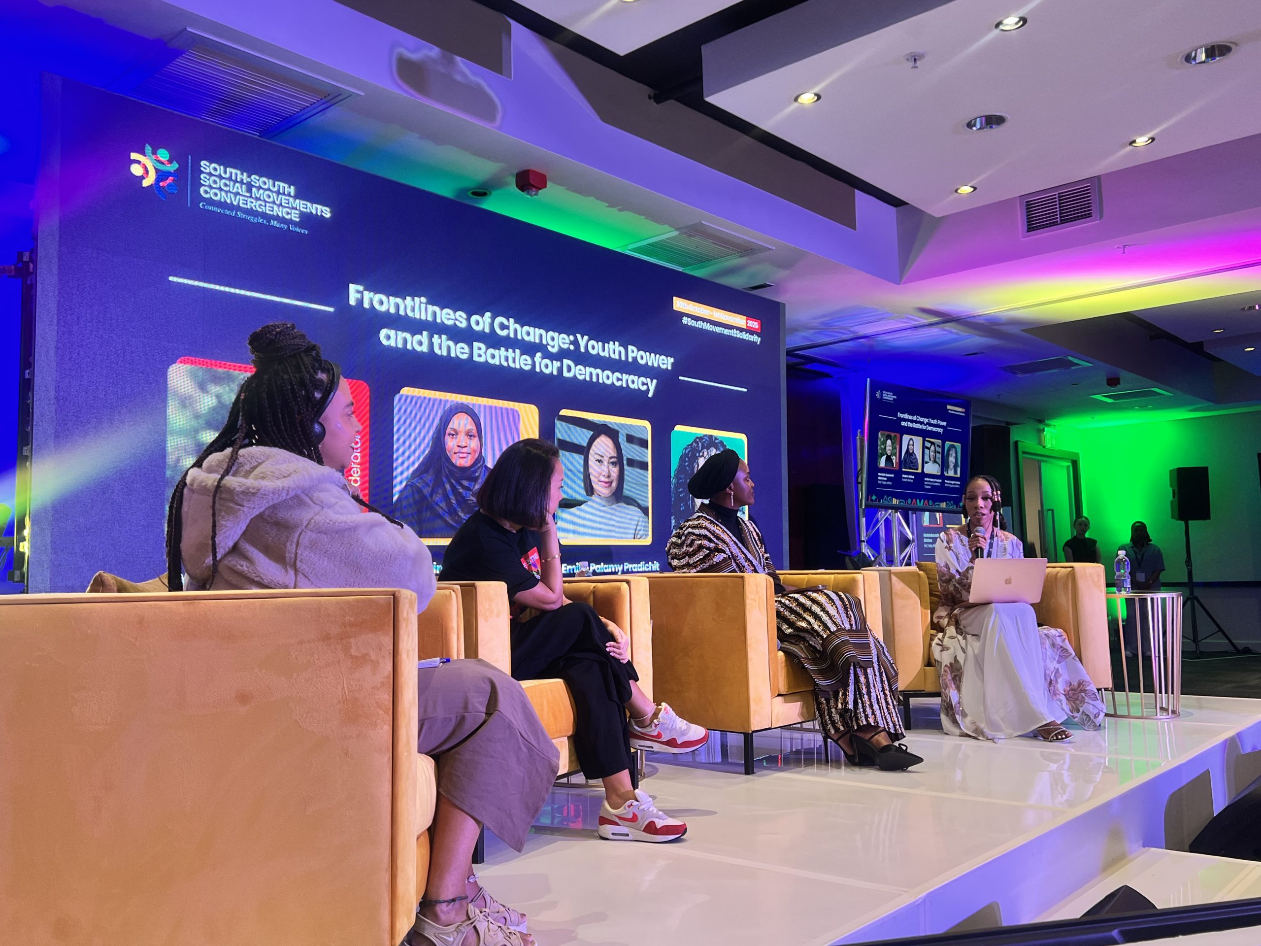 MA Student Mantate Mlotshwa Leads Panel at South–South Social Movements Convergence 2025