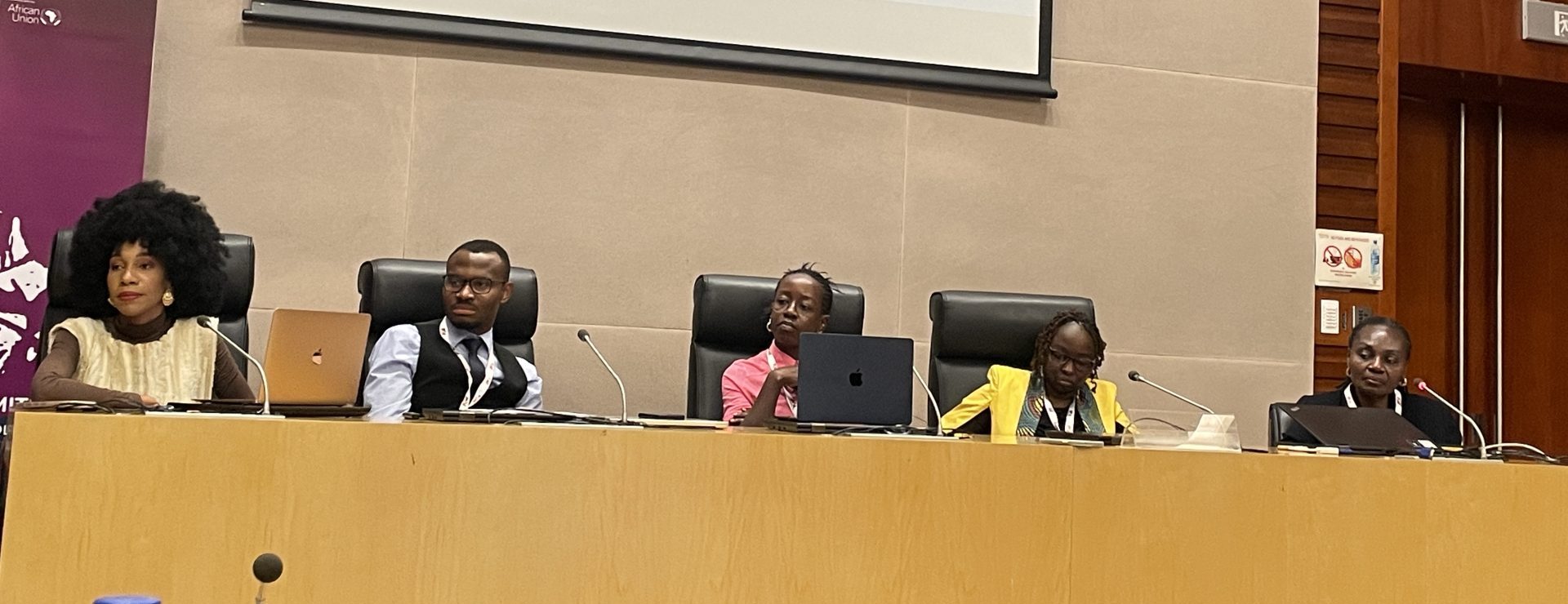 MA Student Mantate Mlotshwa at African Women in Media Conference, Ethiopia