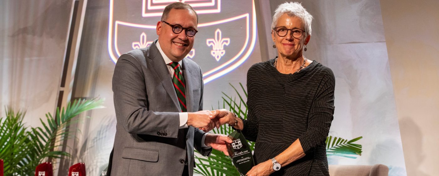 Faculty Jean Allman awarded Arthur Holly Compton Faculty Achievement Award