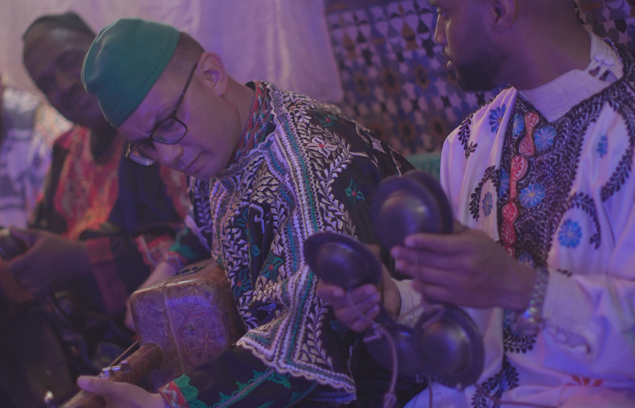 Open Conversation between Gnawa and Capoeira (Sharjah Biennial 15)