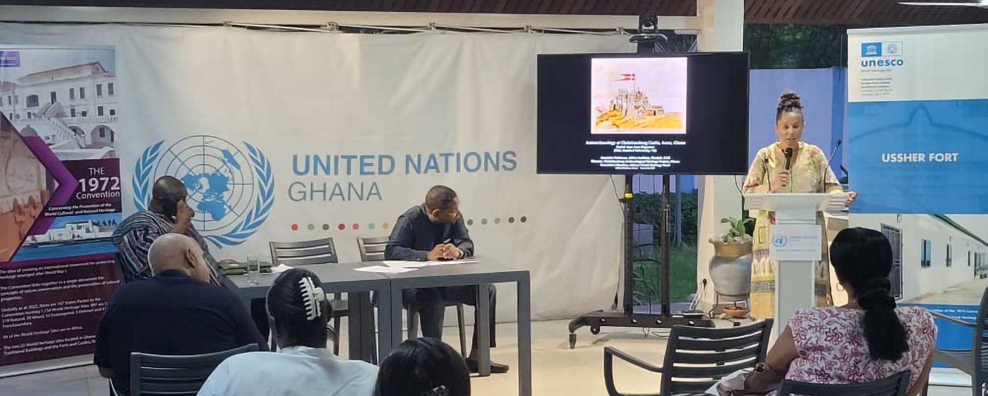 Critical Heritage, Communities and Nation Building: Professor Engmann Speaks at the United Nations in Ghana