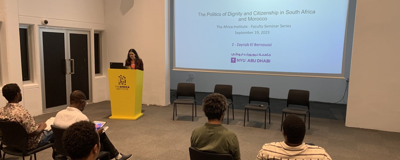 Seminar Examines Dignity and Citizenship Politics in Postcolonial Africa
