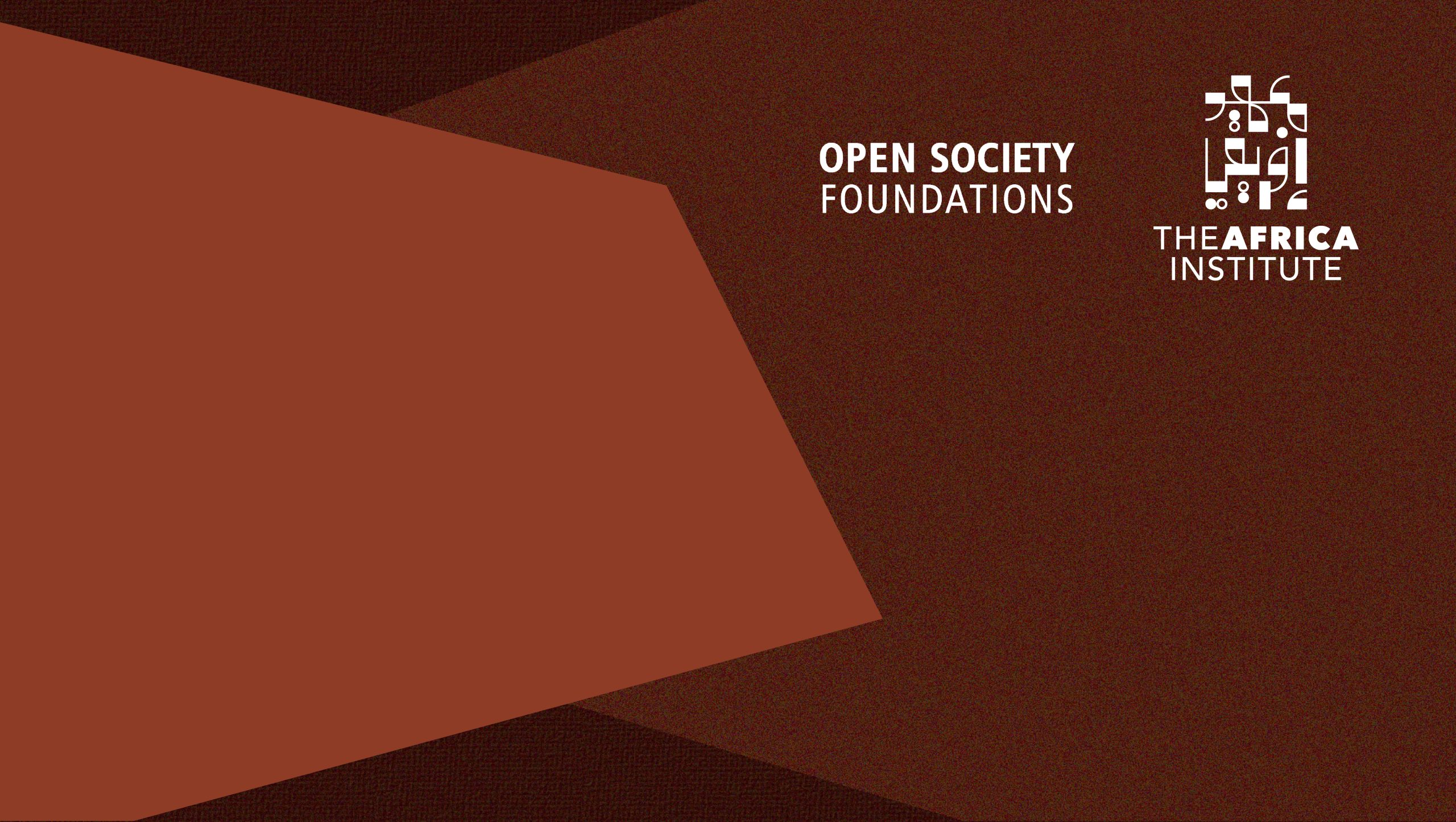 Open Society Grant: The Africa Institute Receives Major Multi-Year Funding for African Cultural Heritage Fellowship