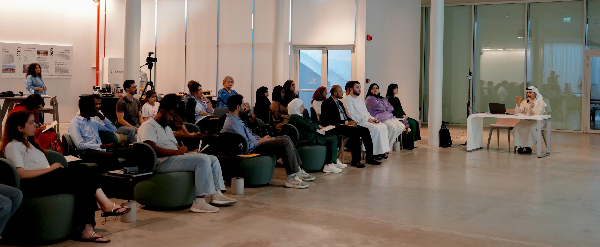 Reading Sharjah: Ph.D. Student Sultan Al Hussain Al Hammadi Leads Public Course