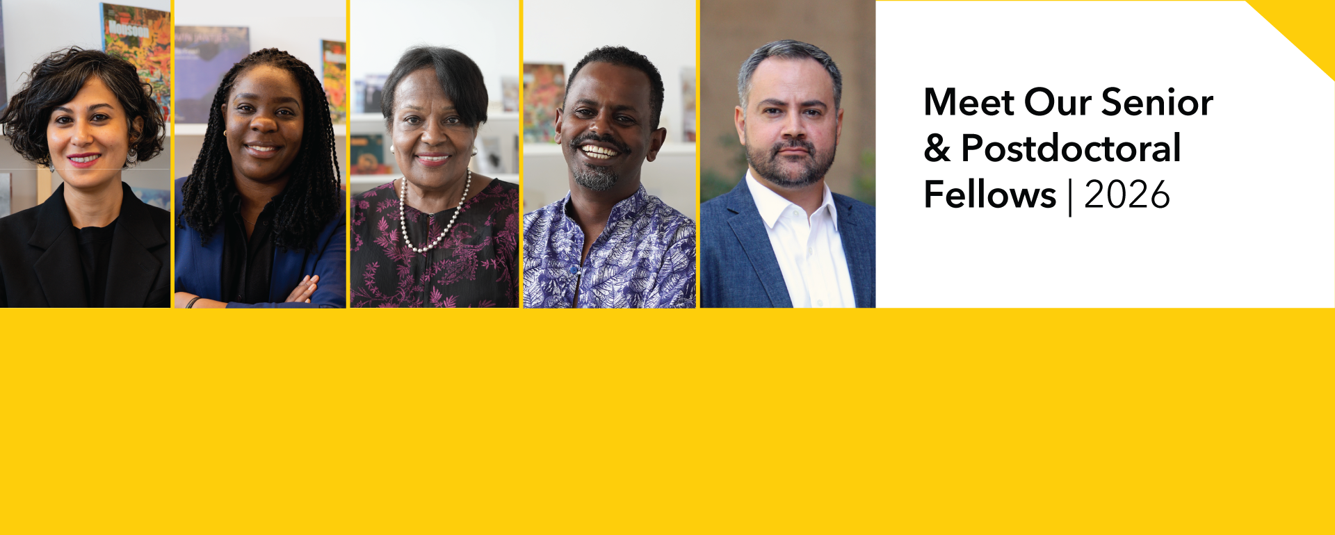 The Africa Institute names five senior and postdoctoral fellows for 2026